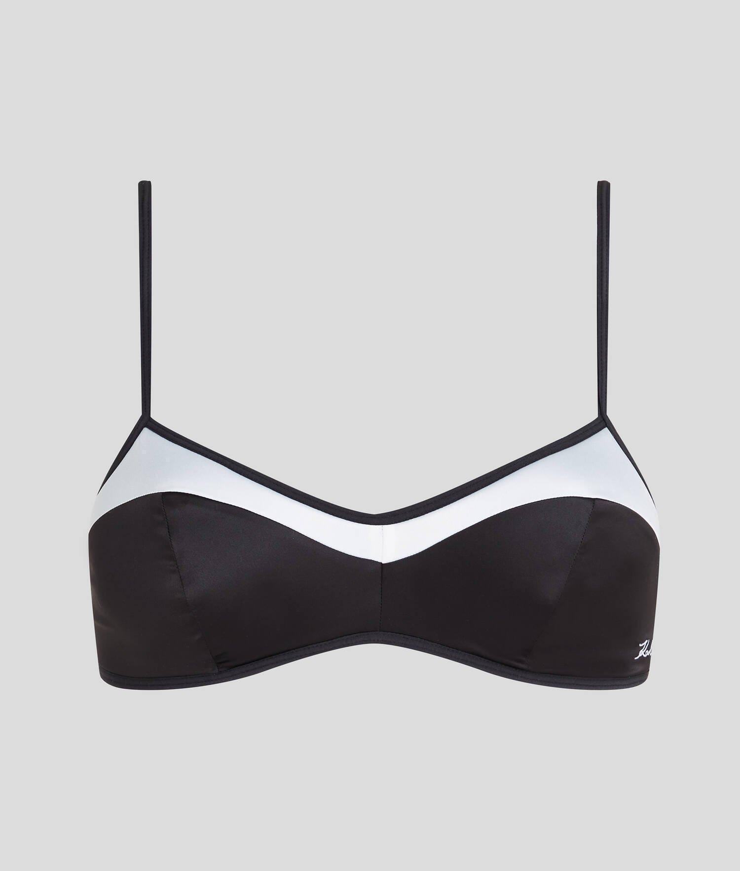 KARL SIGNATURE SATIN PADDED BRA Product Image