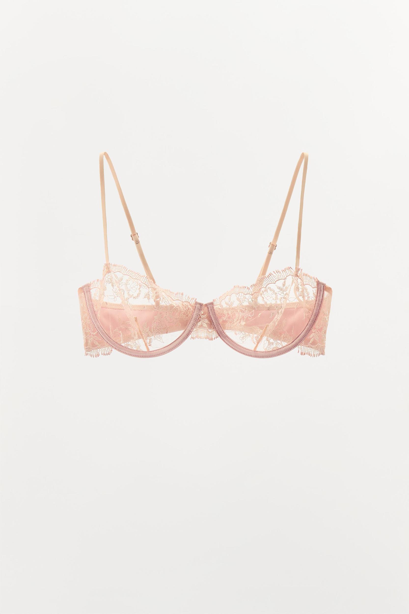 MESH LACE UNDERWIRE BRA Product Image