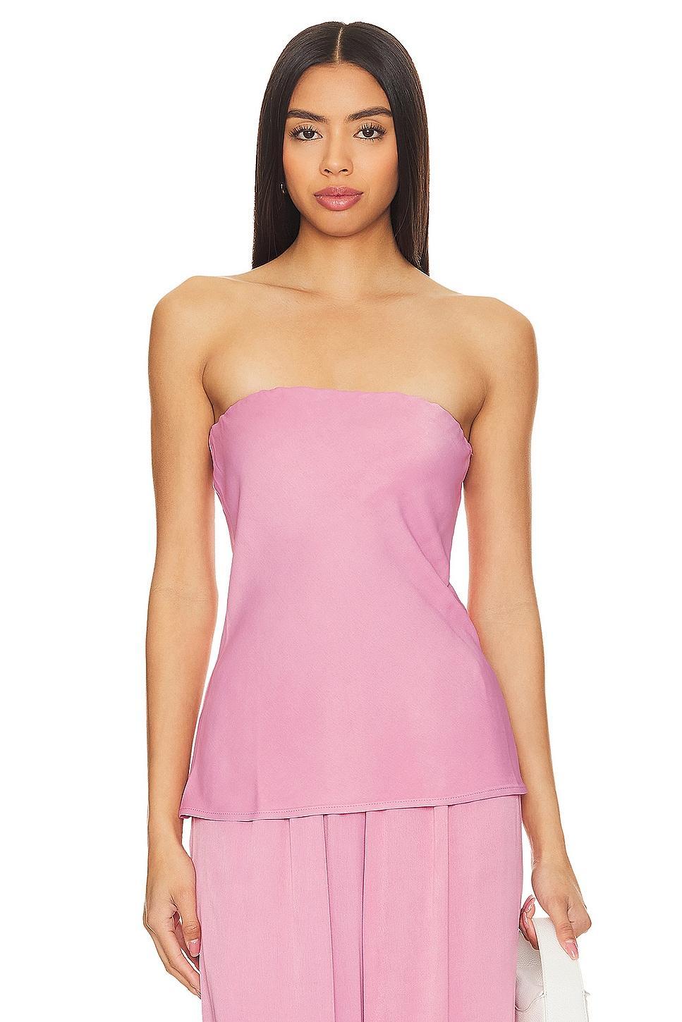 Satiny Tube Top DONNI. Product Image