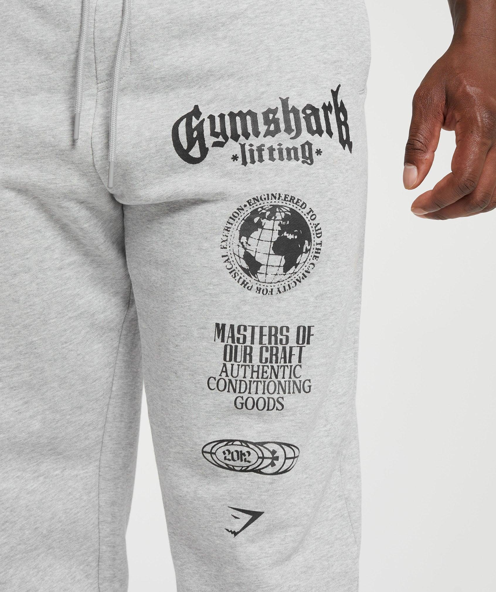 Gymshark Global Lifting Oversized Essential Joggers - Grey Male Product Image