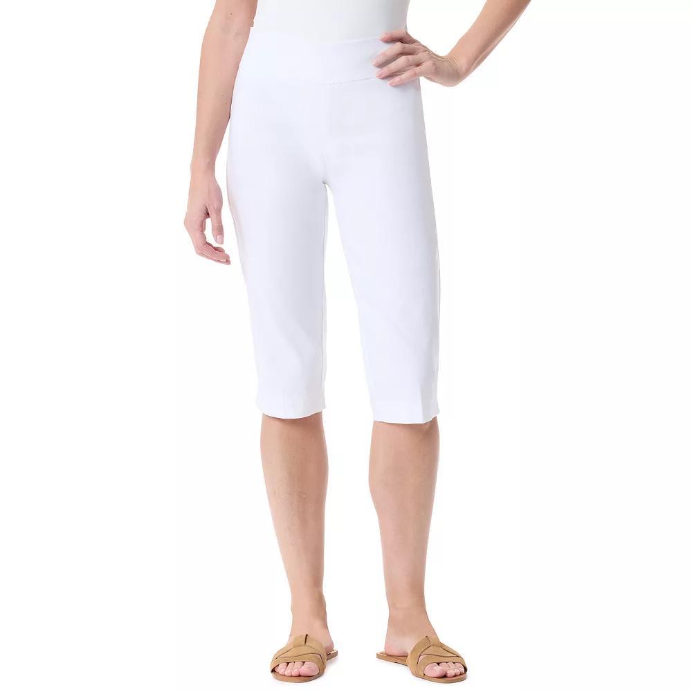 Women's Gloria Vanderbilt Pull On Capris, Size: 18, Black Product Image