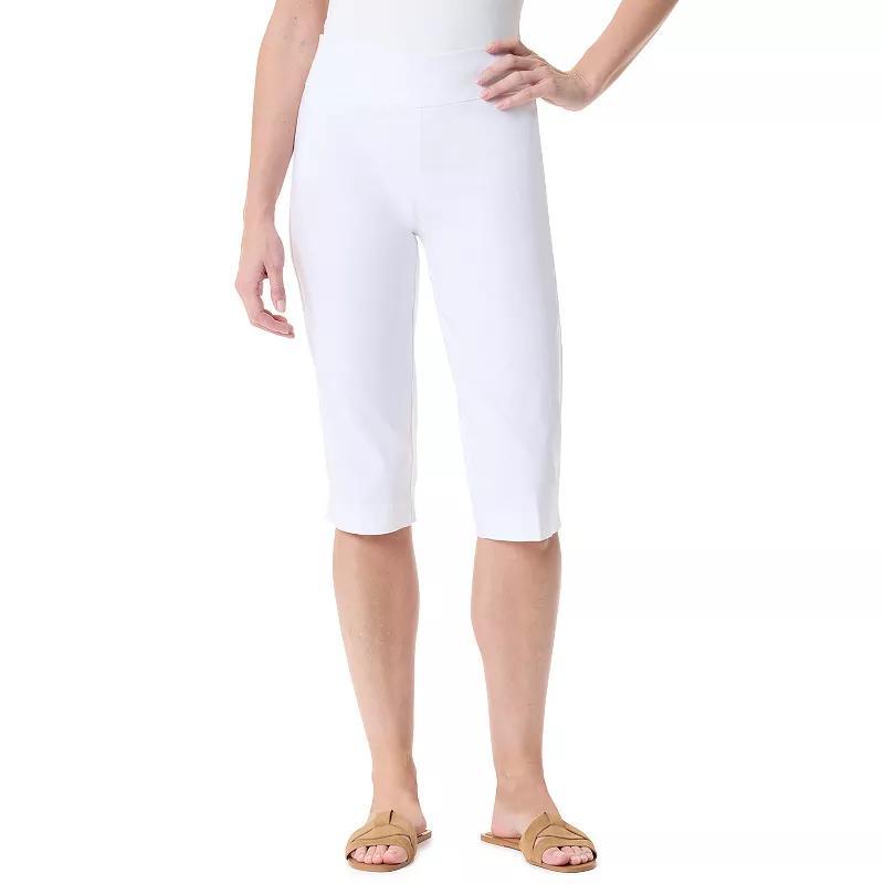 Women's Gloria Vanderbilt Pull On Capris, Size: 18, Black Product Image