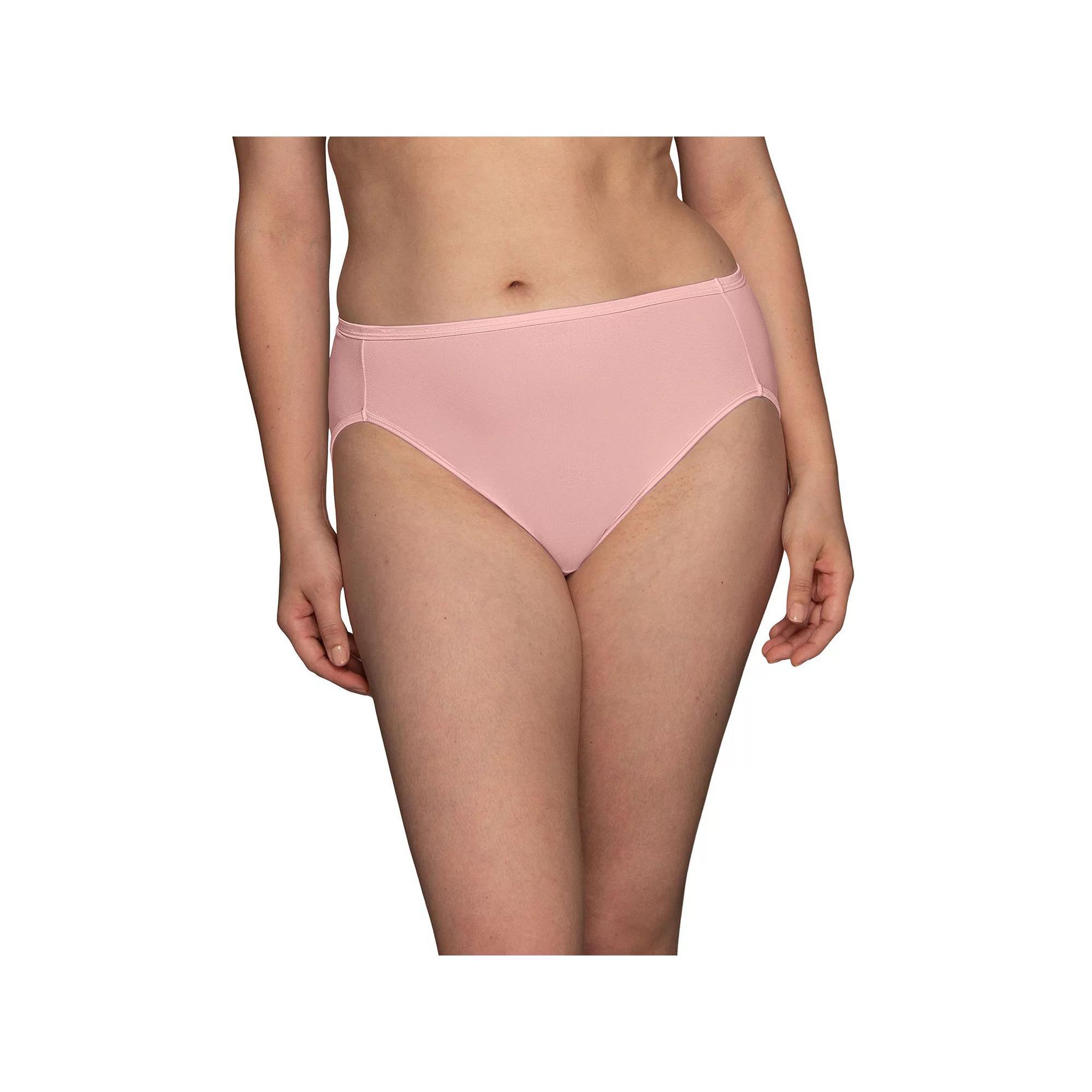 Womens Vanity Fair Lingerie Illumination Hi-Cut Brief Panty 13108, Celestial Pink Product Image