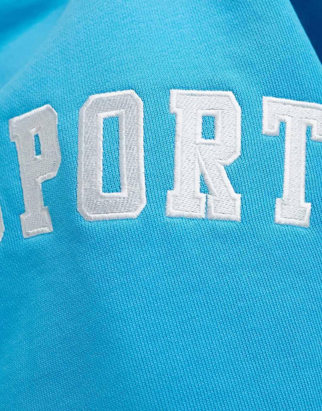 Kaiia sport logo sweatshirt in bright blue Product Image