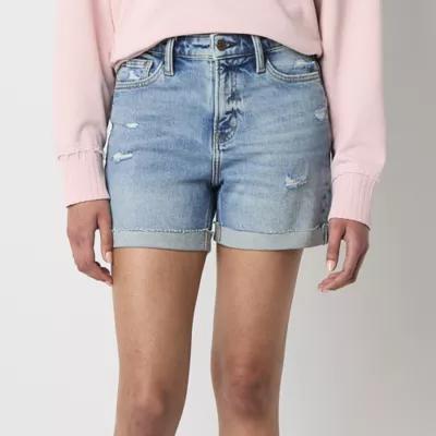 Arizona Womens High Rise-Juniors Shortie Short Product Image