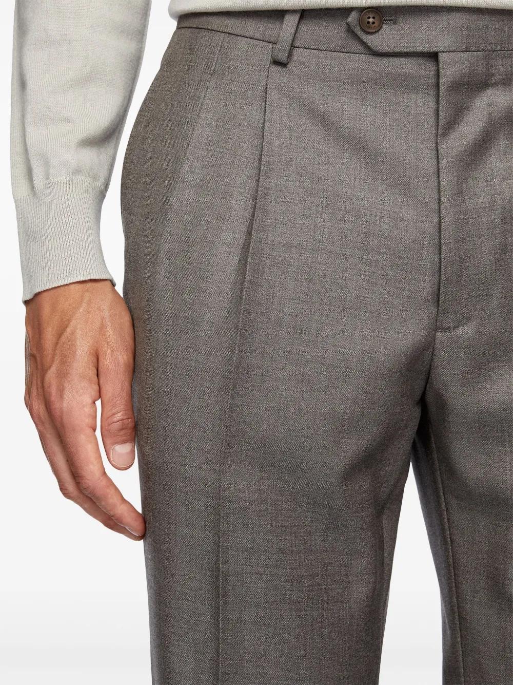 wool double-breasted suit Product Image