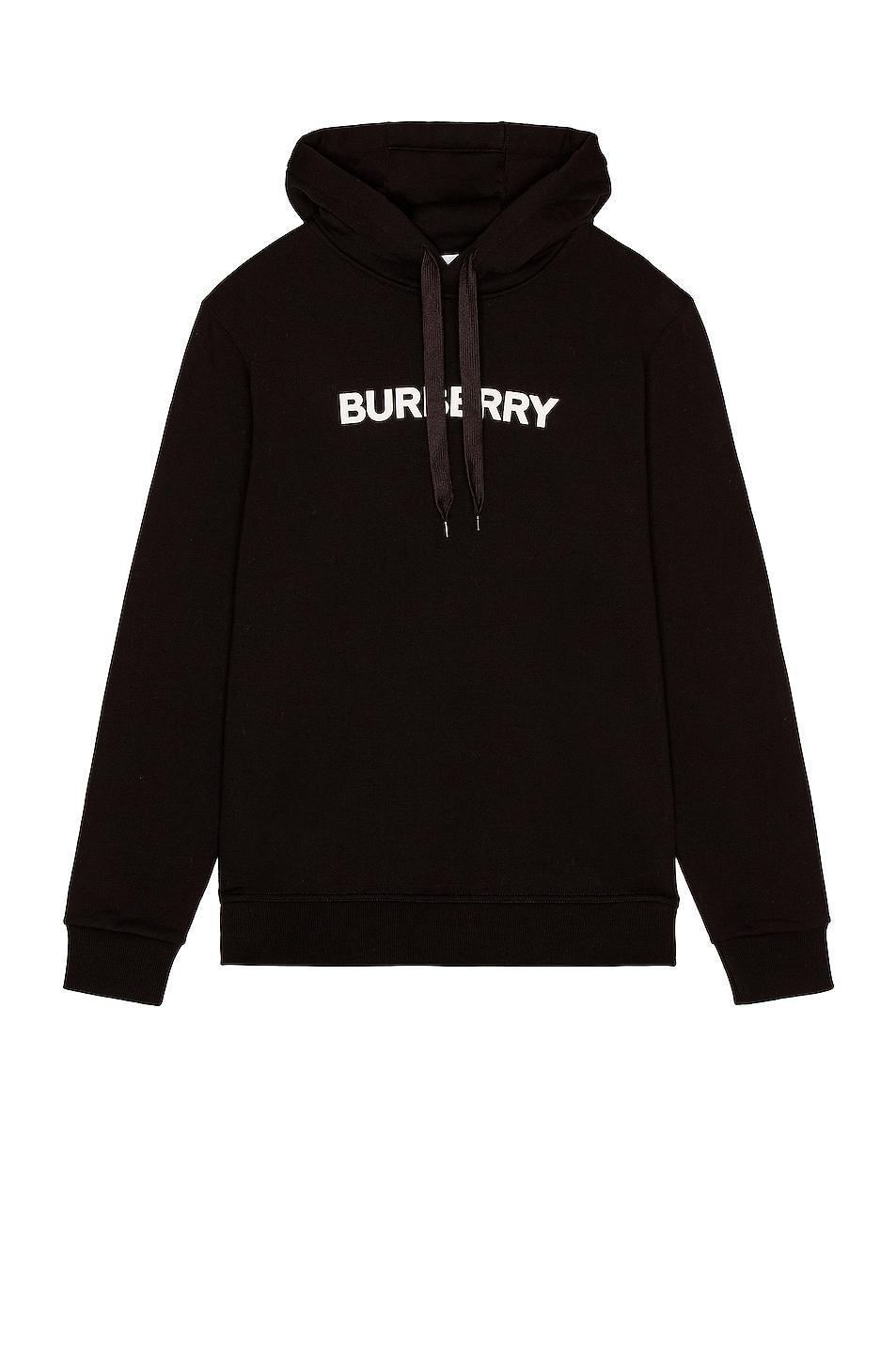 Burberry Ansdell Hoodie in Black - Black. Size L (also in S, XL). Product Image
