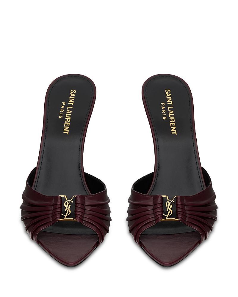 Saint Laurent Womens Babylone Mules Product Image
