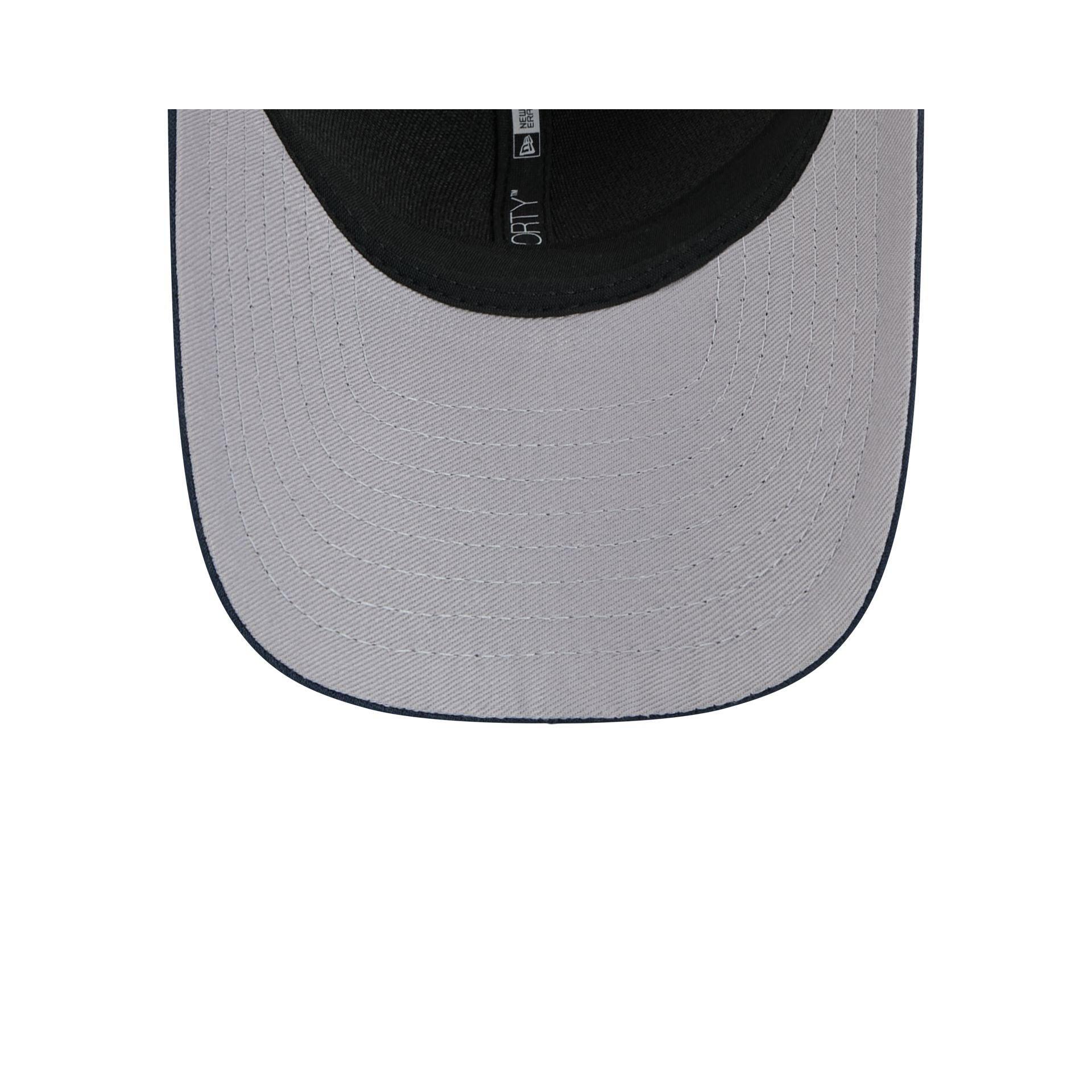 New York Mets Linen 9FORTY M-Crown Snapback Hat Male Product Image