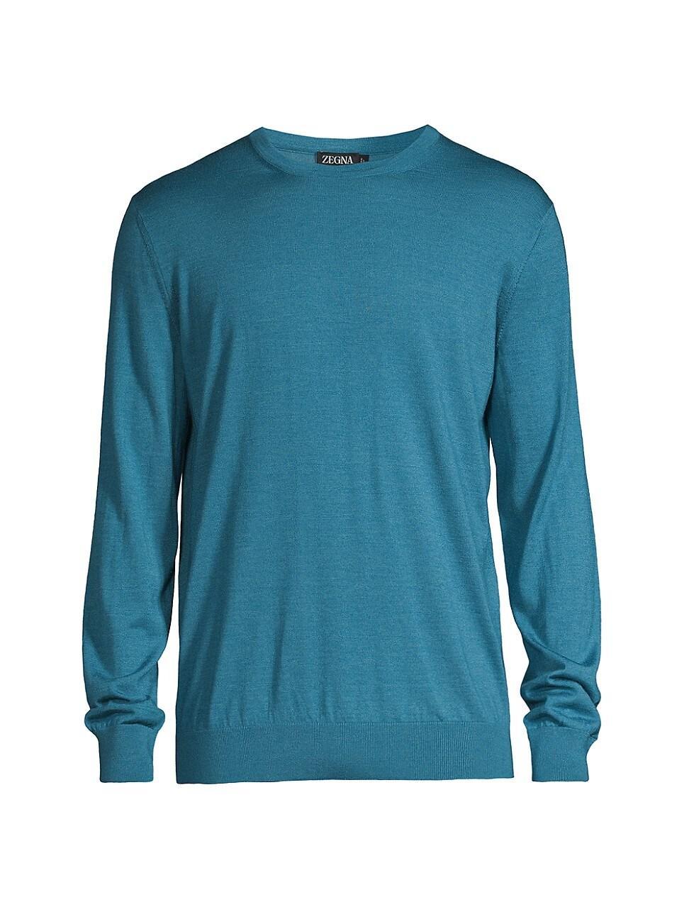 Mens Casheta Cashmere-Silk Crewneck Sweater Product Image