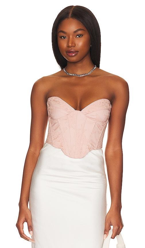 Ellie Lace Corset Top Bardot Product Image