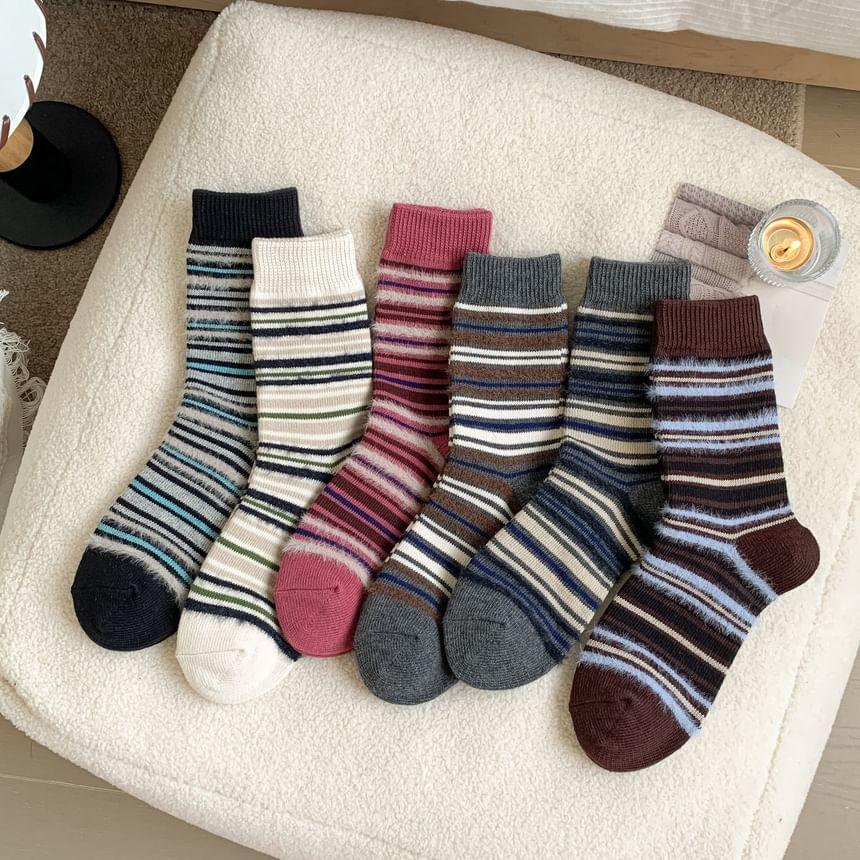Striped Short Socks Product Image