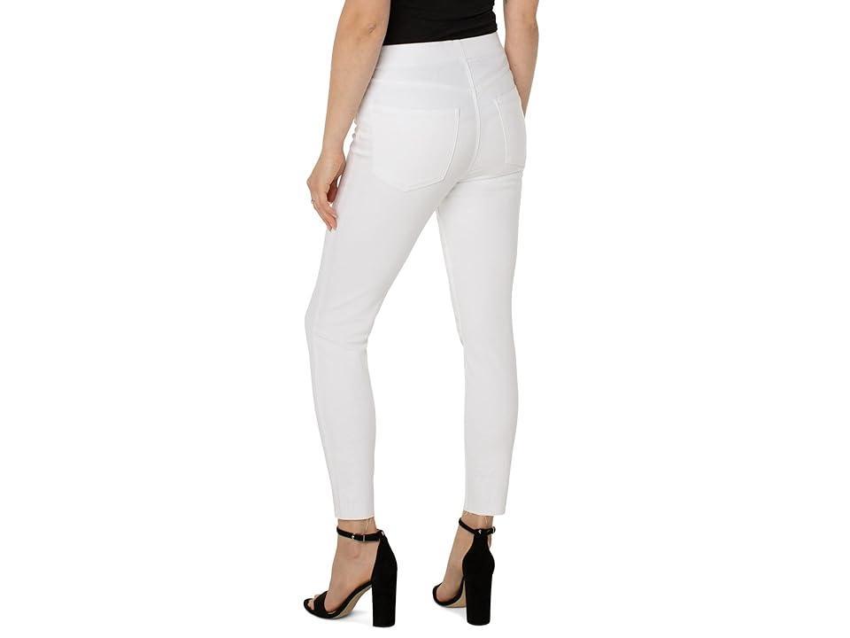 Liverpool Los Angeles Chloe Pull-On Crop with Cat Eye Pockets in Bright (Bright ) Women's Jeans Product Image