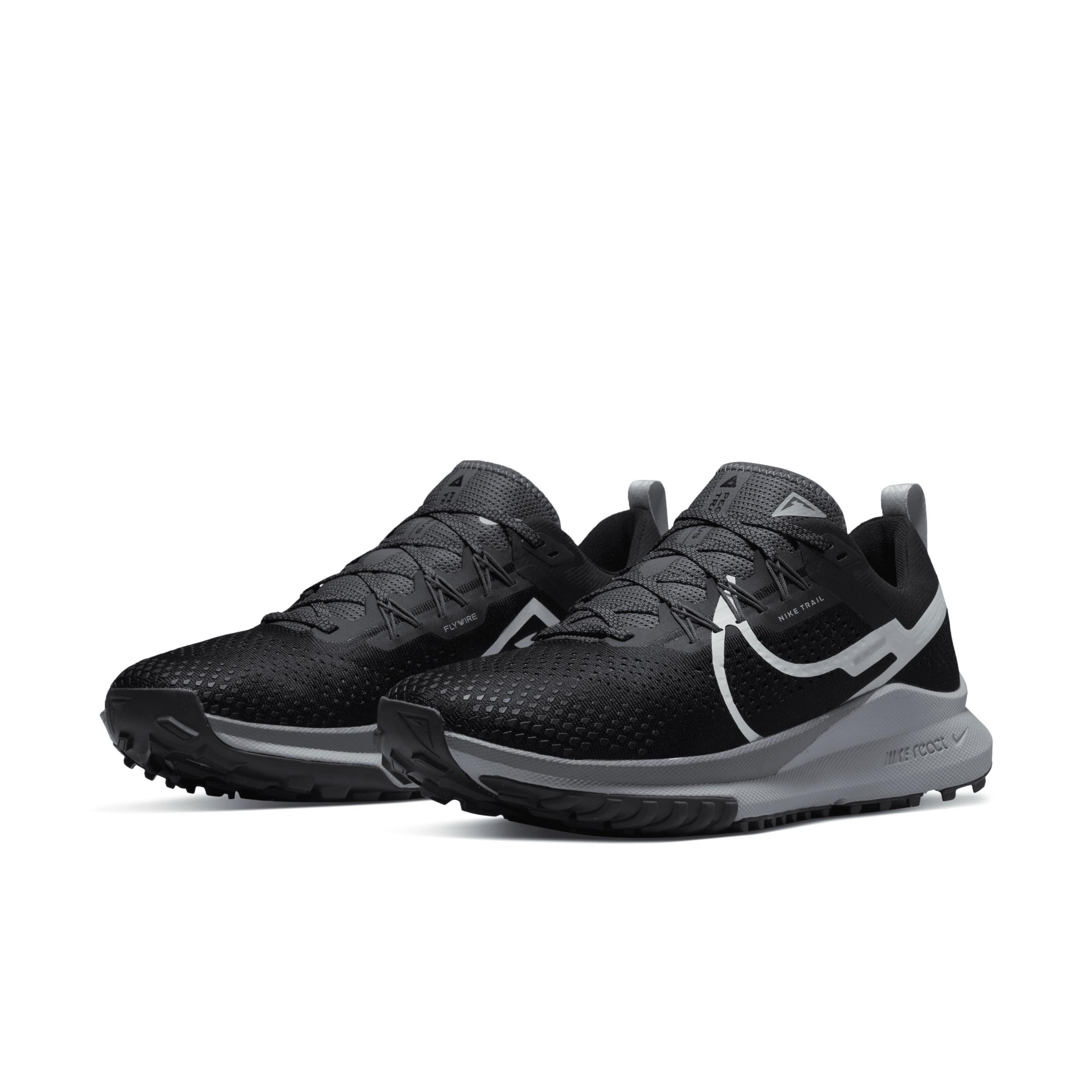 Nike Mens React Pegasus Trail 4 - Running Shoes Deep Jungle/Khaki/Ashen Slate Product Image