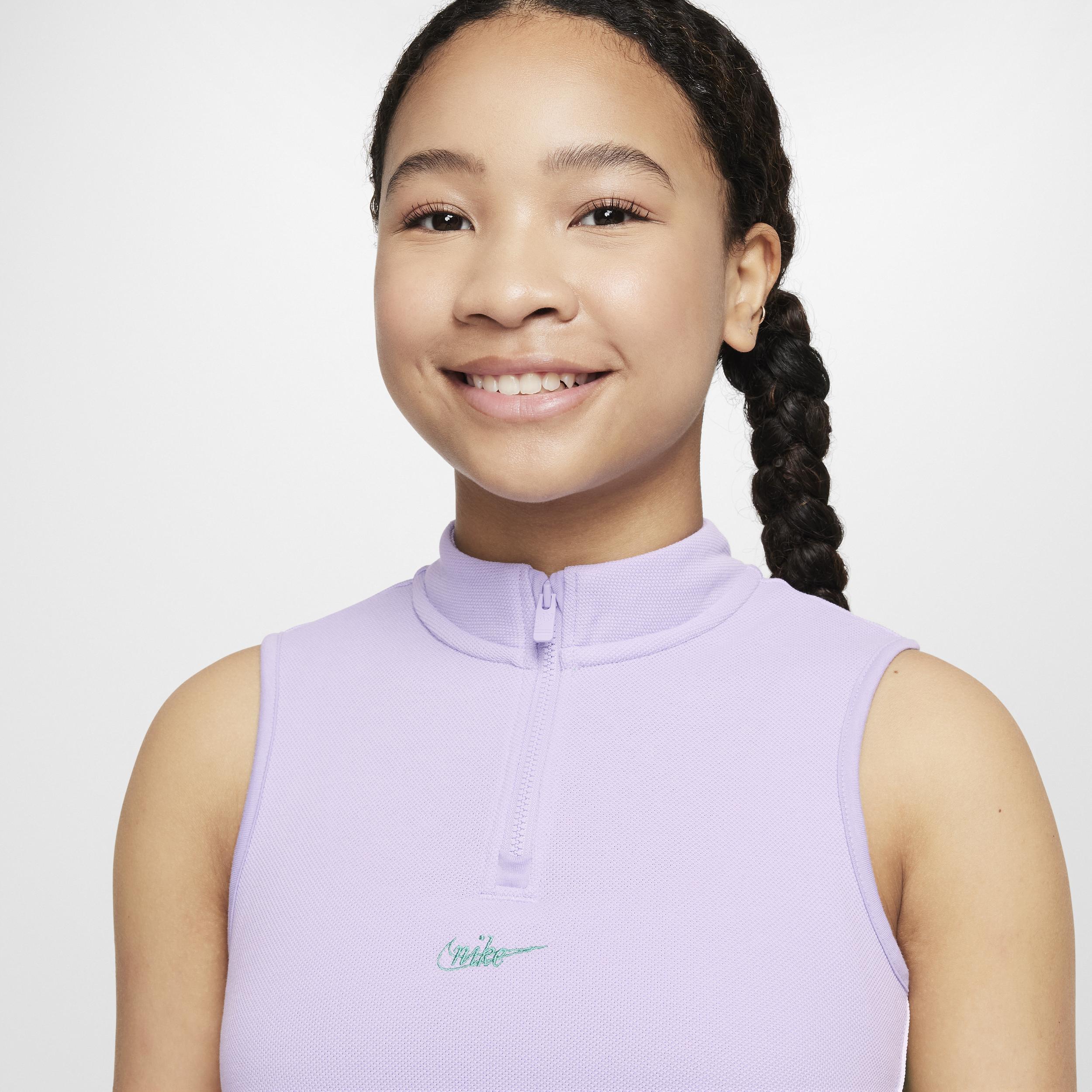 Nike Kids' Sportswear Sleeveless Dress in Bicoastal/White at Nordstrom Product Image
