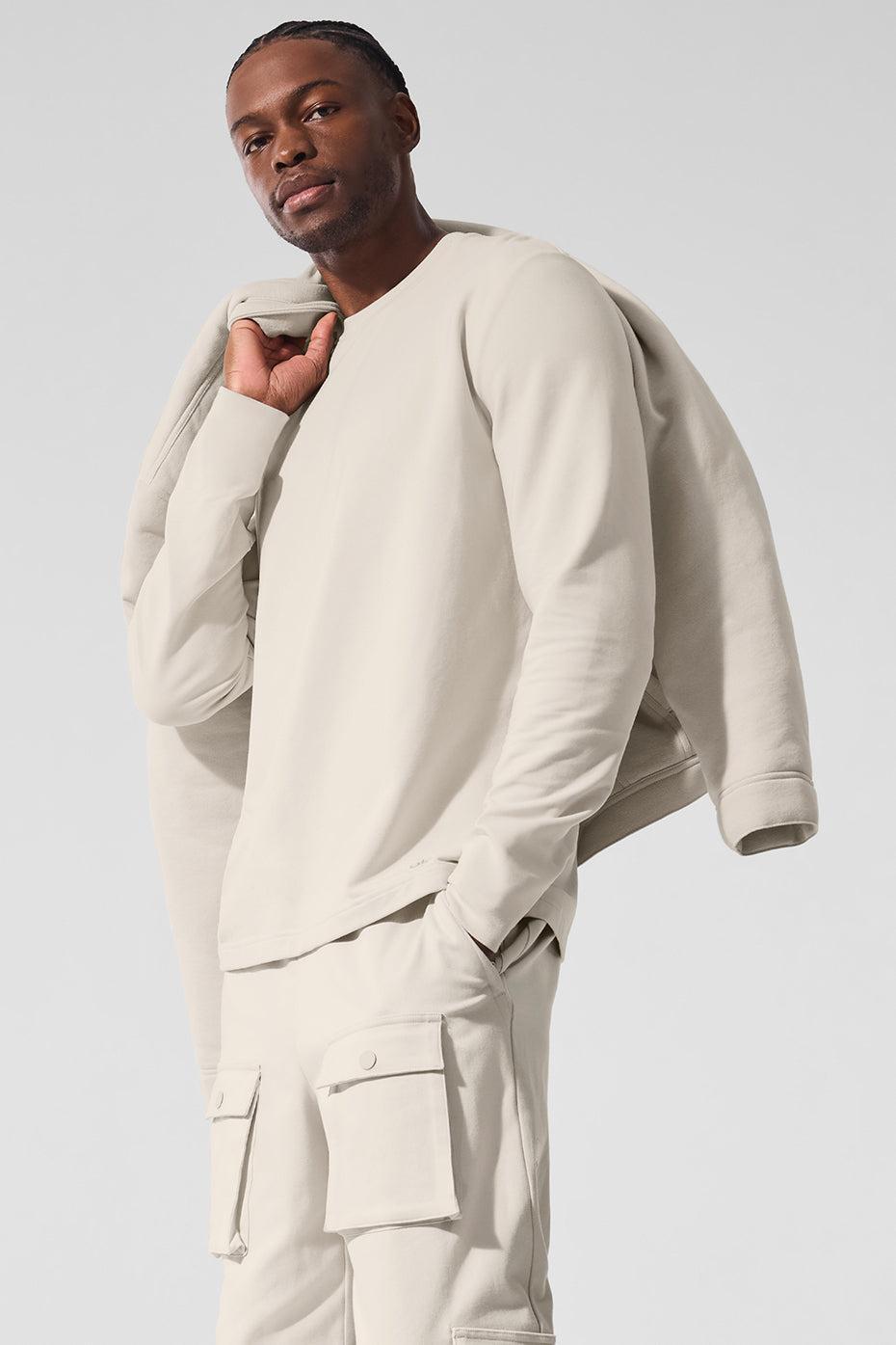 Double Take Long Sleeve Crew - Bone Product Image