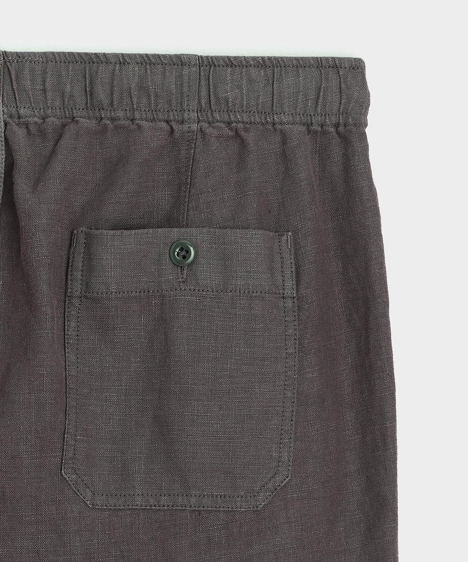 Straight Fit Linen Beach Pant Product Image