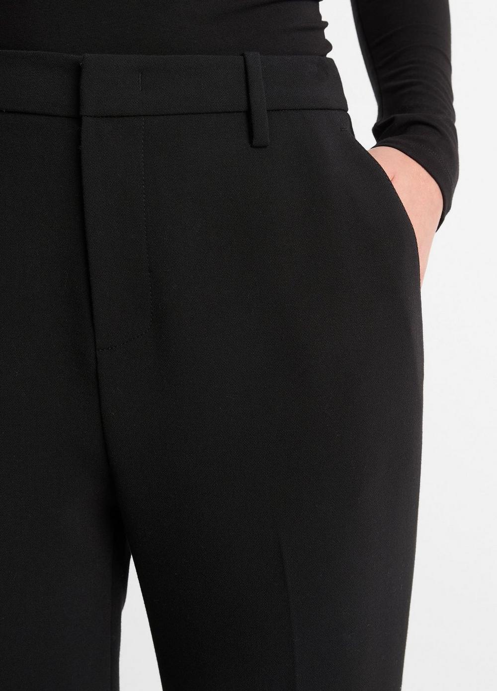 Womens Mid-Rise Tailored Flare Pant, Black, Size 4 Vince Product Image