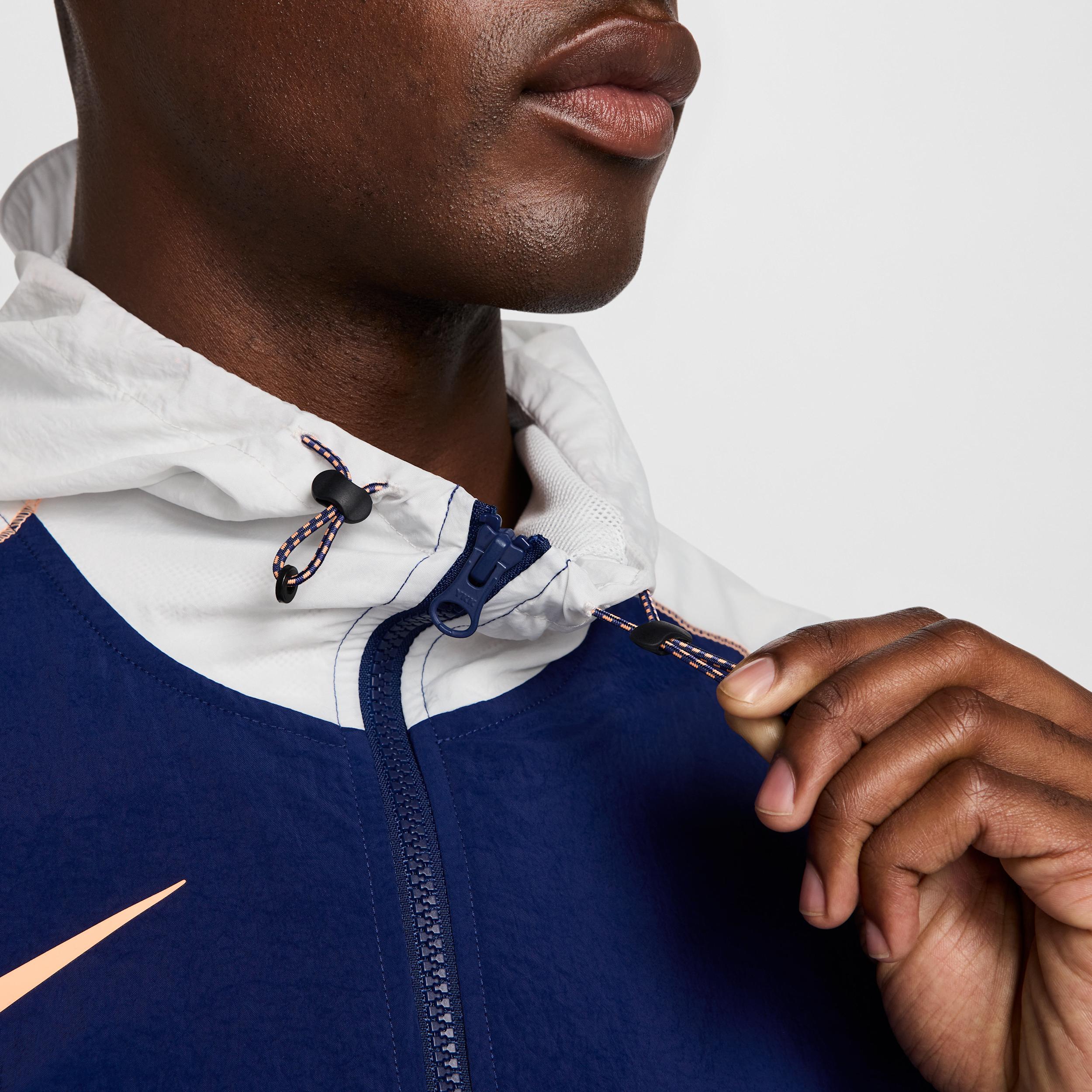 Nike Men's Strike+ Water-Repellent Hooded Soccer Jacket Product Image