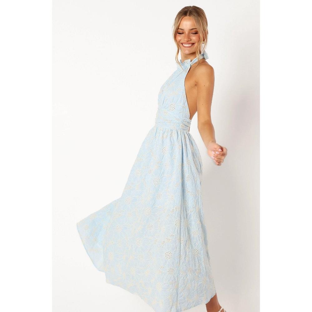 Petal and Pup Womens Taila Halterneck Midi Dress Product Image