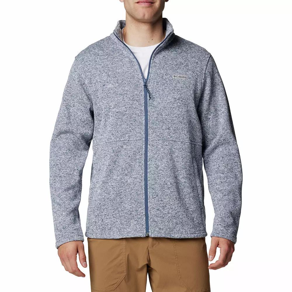 Men's Columbia Alto Pass™ Full Zip Sweater Fleece, Size: Large, Dark Mountain H Product Image