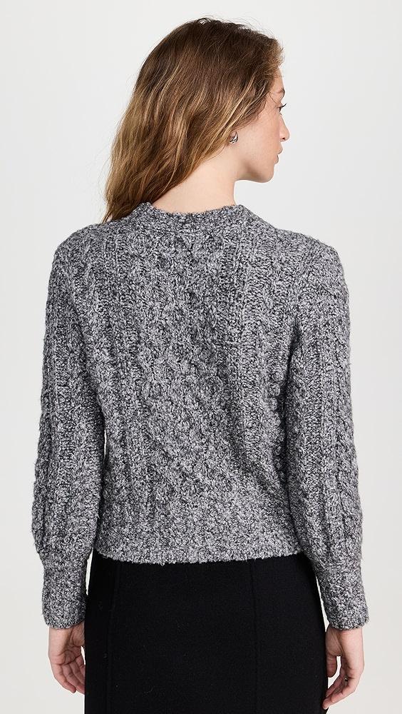 Madewell Marled Cable Marcy Cardigan | Shopbop Product Image