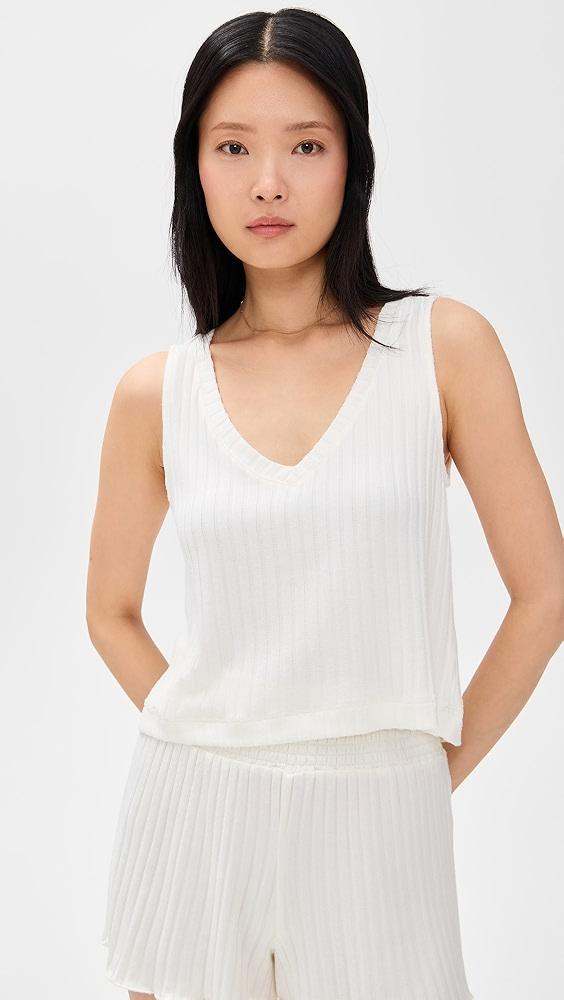 Z Supply Sloane V Neck Rib Tank | Shopbop Product Image