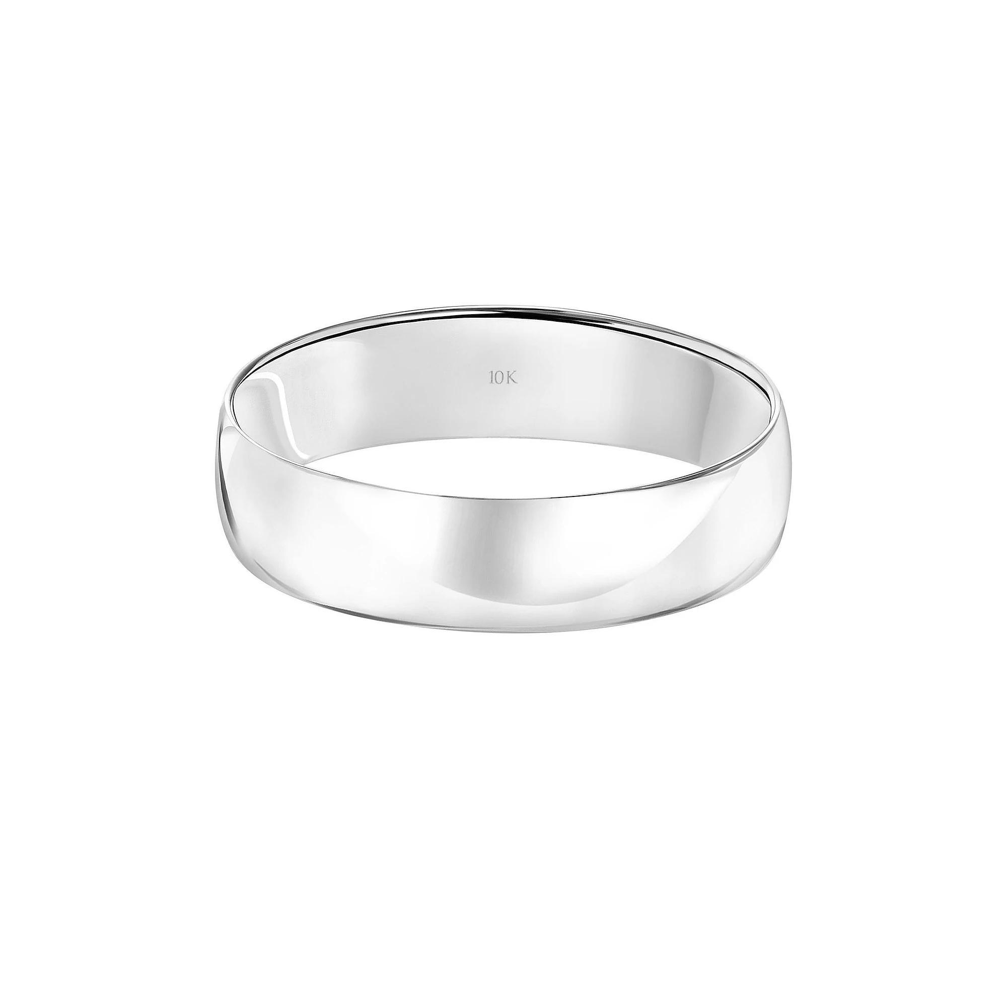 Love Always 10k Gold 5 mm Wedding Band, Women's, Size: 5.50, 10k White Gold Product Image