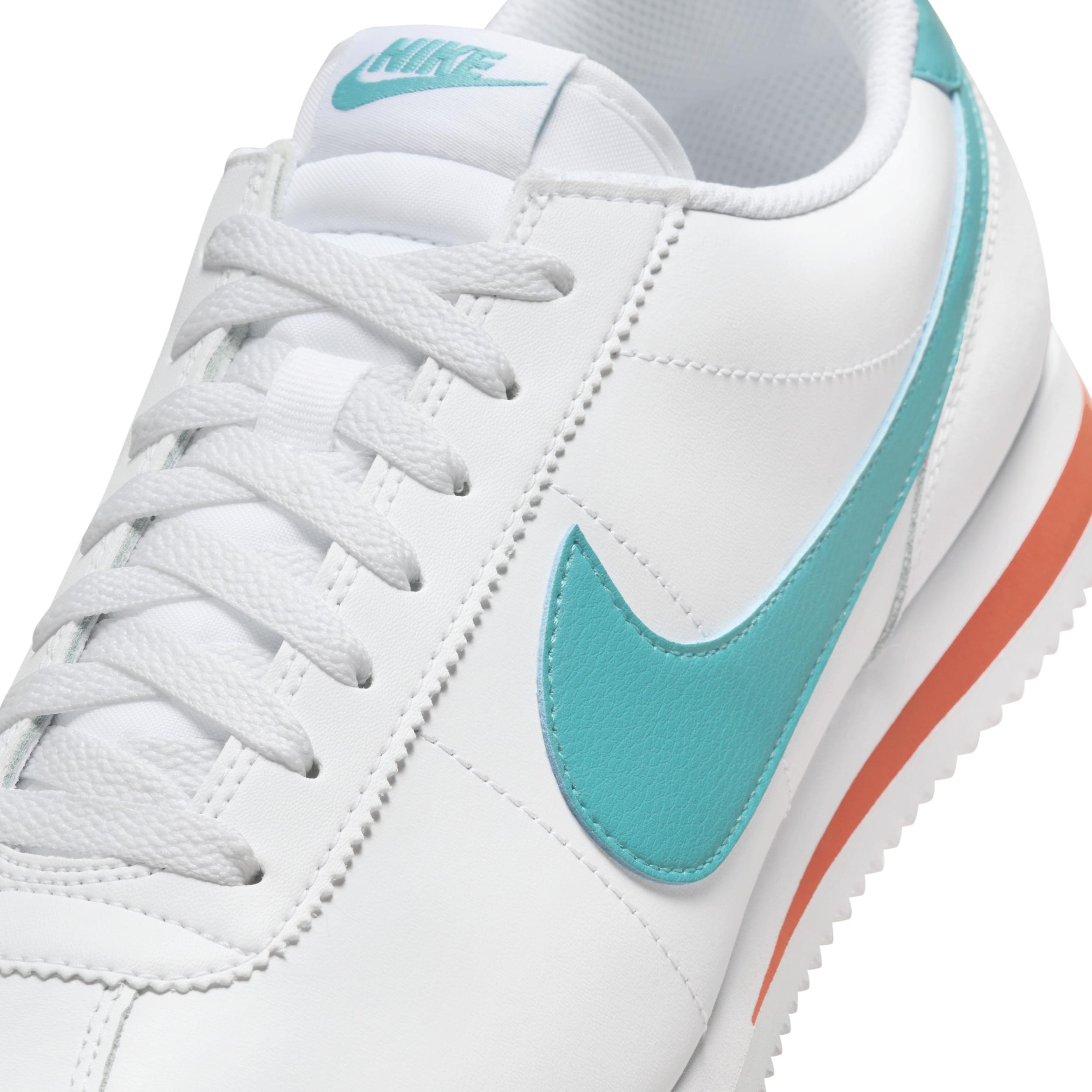 Nike Mens Nike Cortez - Mens Shoes White/Metallic/Dusty Cactus Product Image