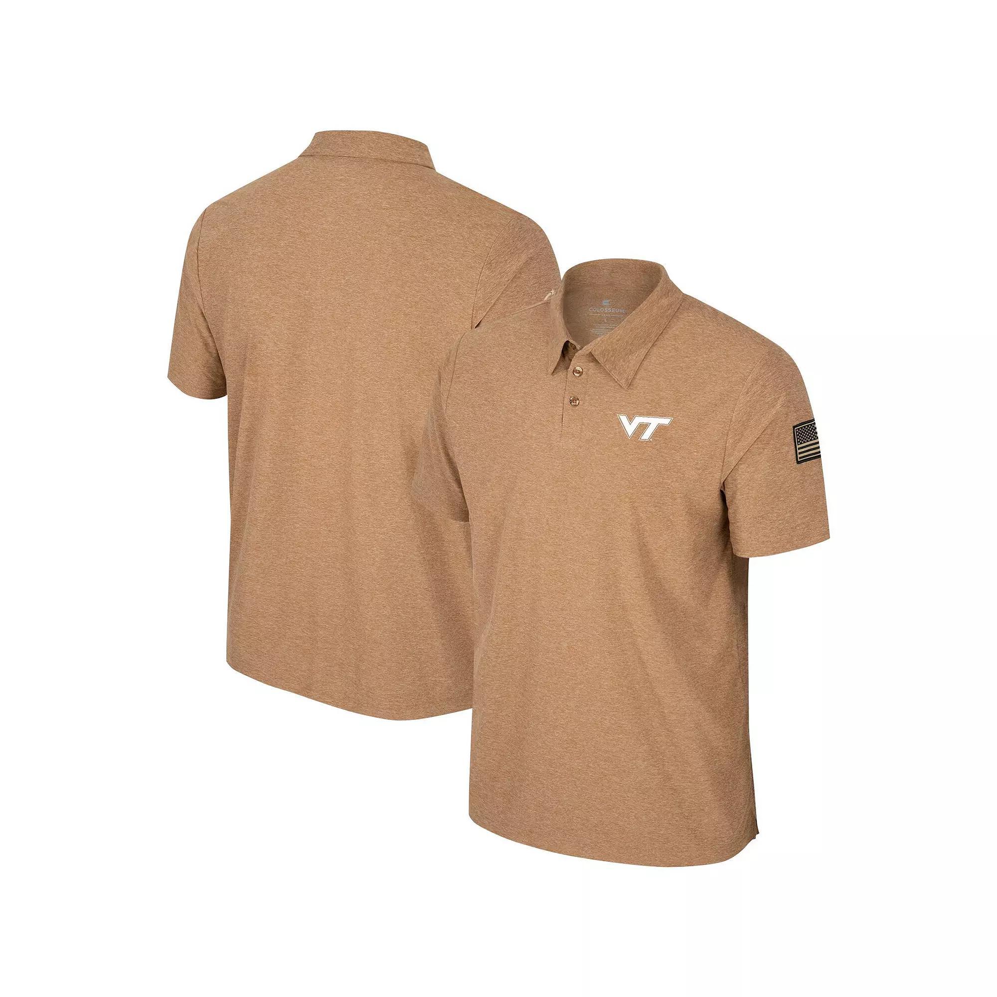 Men's Colosseum Khaki Villanova Wildcats OHT Military Appreciation Cloud Jersey Desert Polo, Size: Large, Beig K Product Image