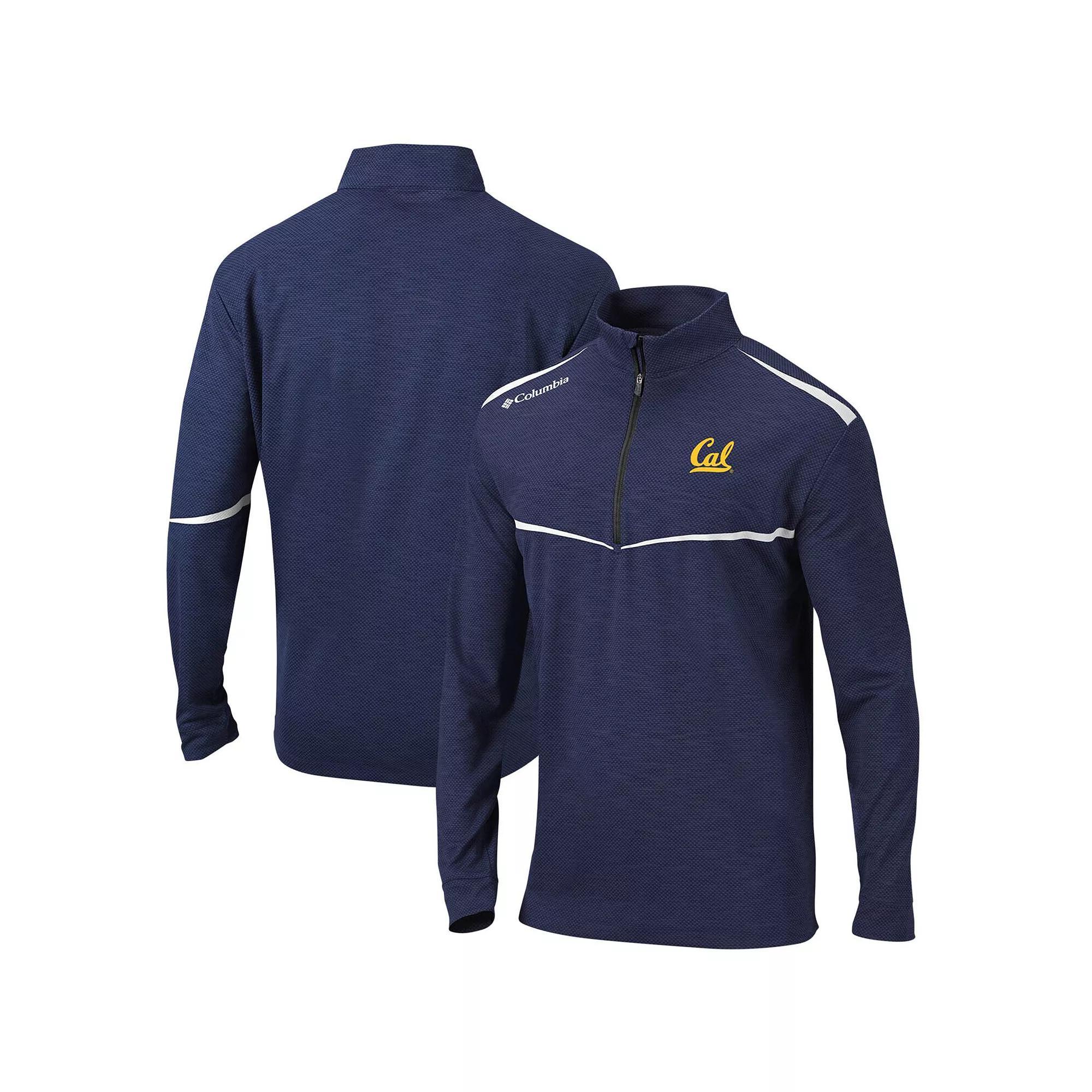 Men's Columbia Navy Cal Bears Scorecard Quarter-Zip Jacket, Size: 2XL, Blue Product Image