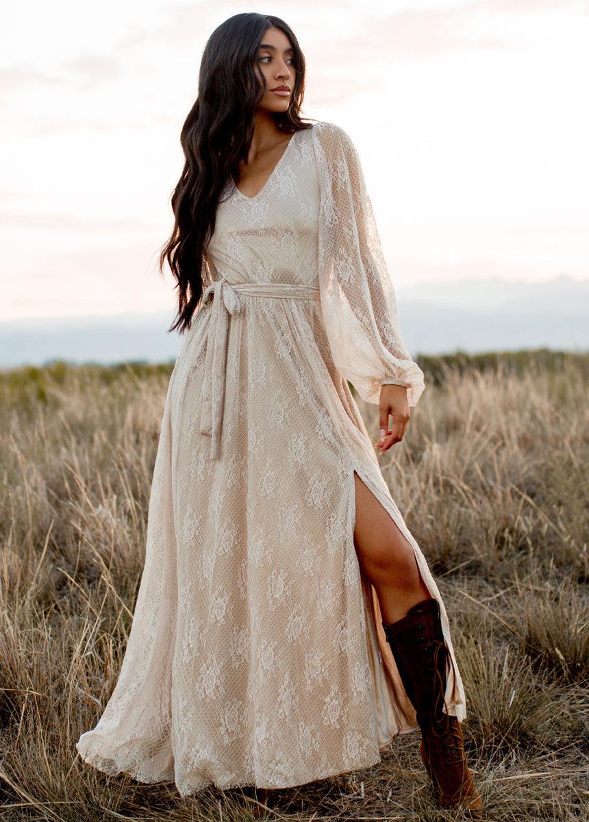 Haley Dress in Sand Female Product Image