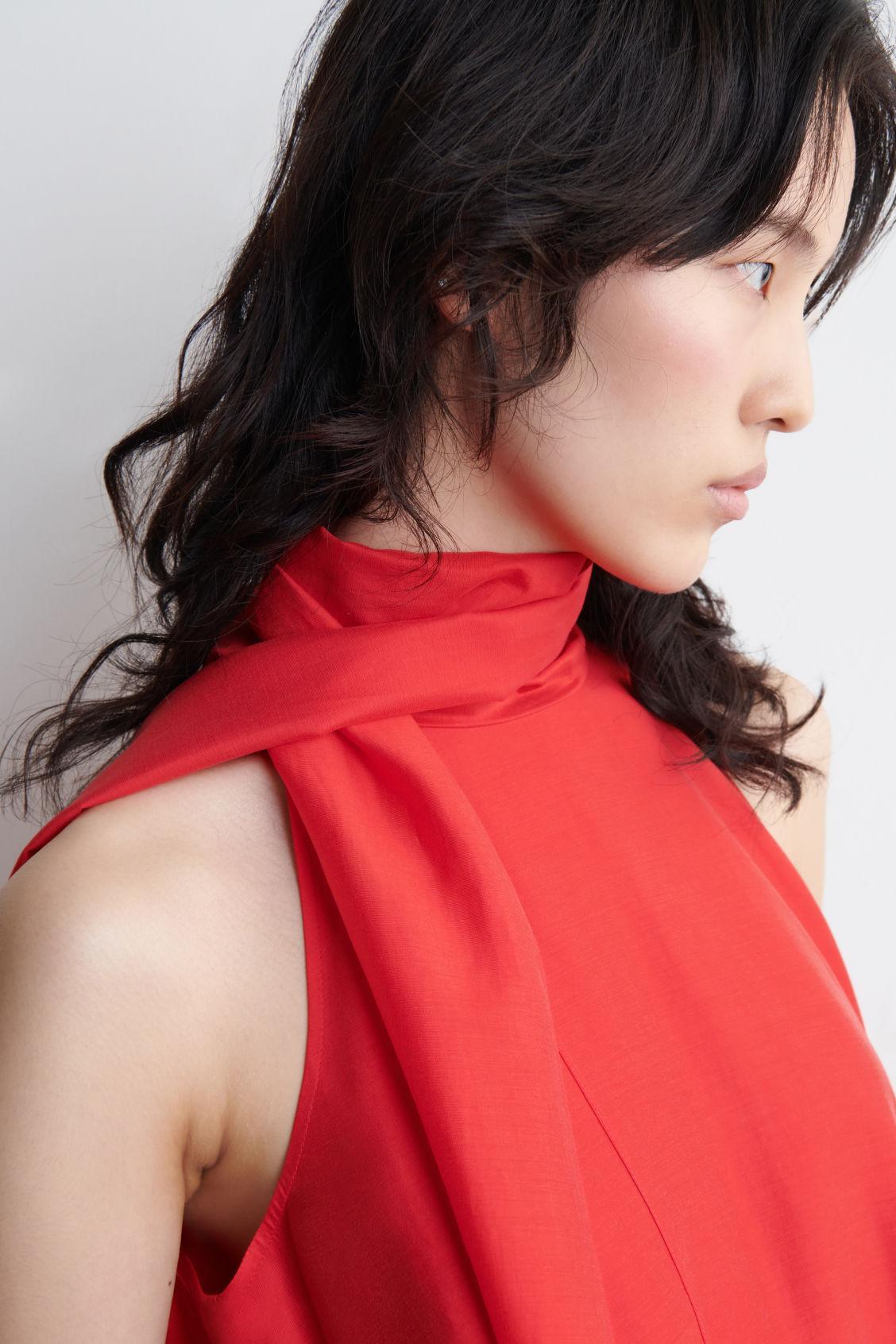 FLUID HALTERNECK MINI DRESS Product Image