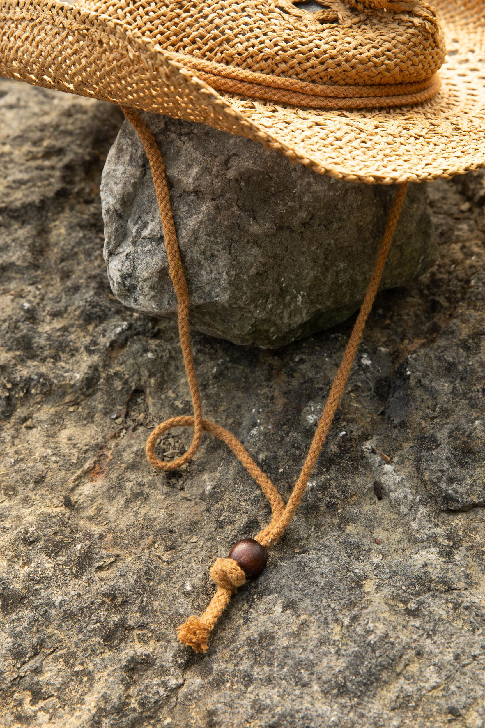 Woven Straw Rope Cowboy Hat Product Image