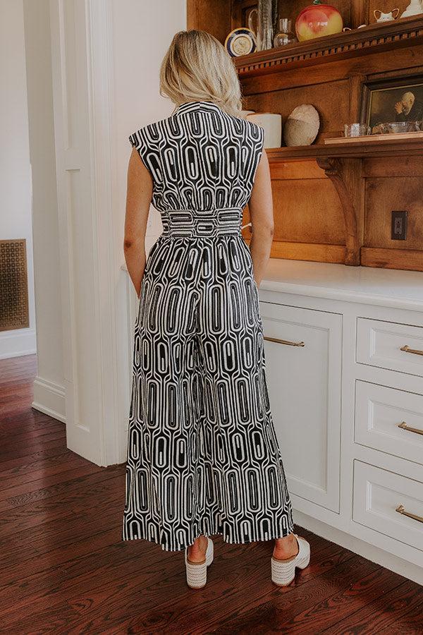 Art Deco District Wide Leg Jumpsuit Product Image