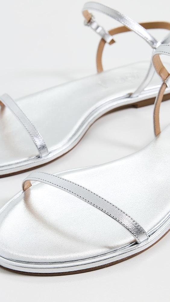 AEYDE Nettie Laminated Nappa Leather Sandals | Shopbop Product Image