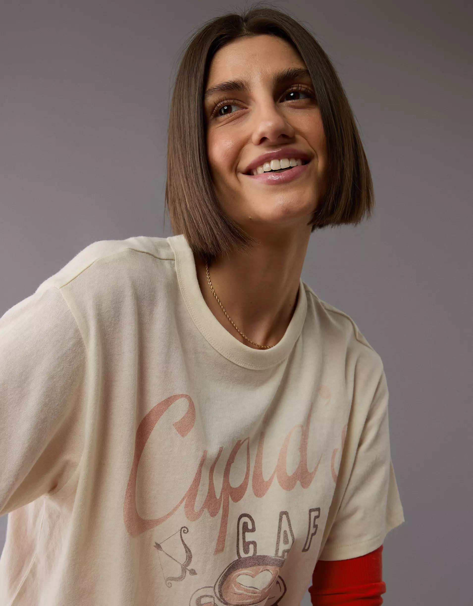 AE Oversized Valentine's Day Graphic T-Shirt Product Image