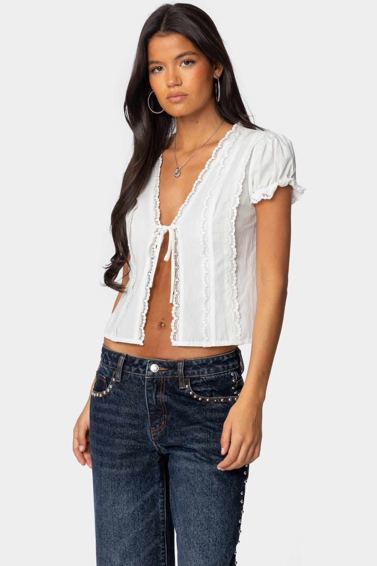 Stassie Studded Low Rise Jeans Product Image
