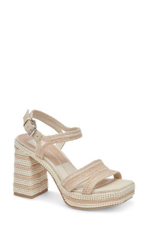 Dolce Vita Womens Anira Embellished Ankle Strap Platform High Heel Sandals Product Image