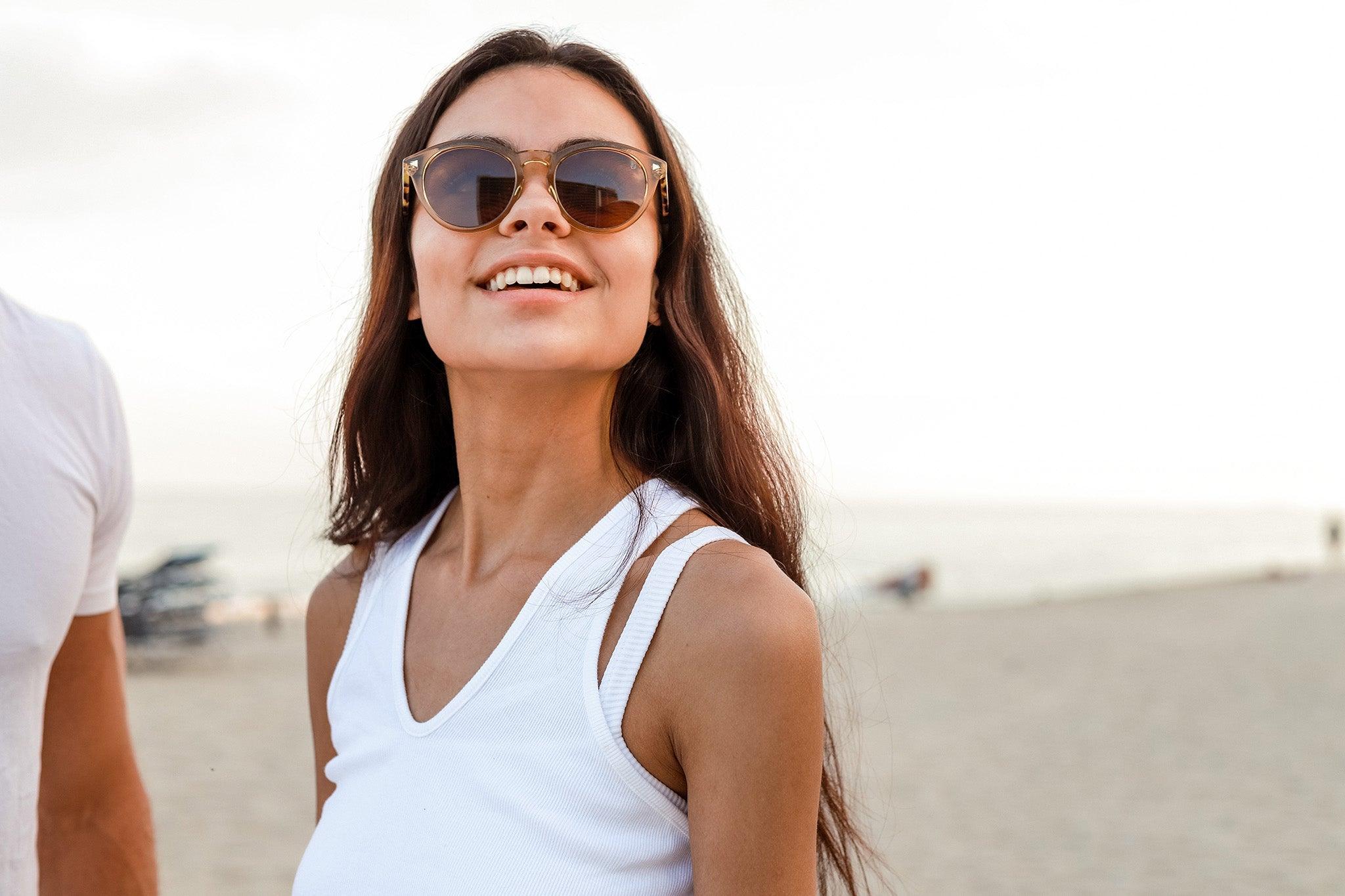 Biscayners Sunrise Honey Women's Sunglasses Female Product Image
