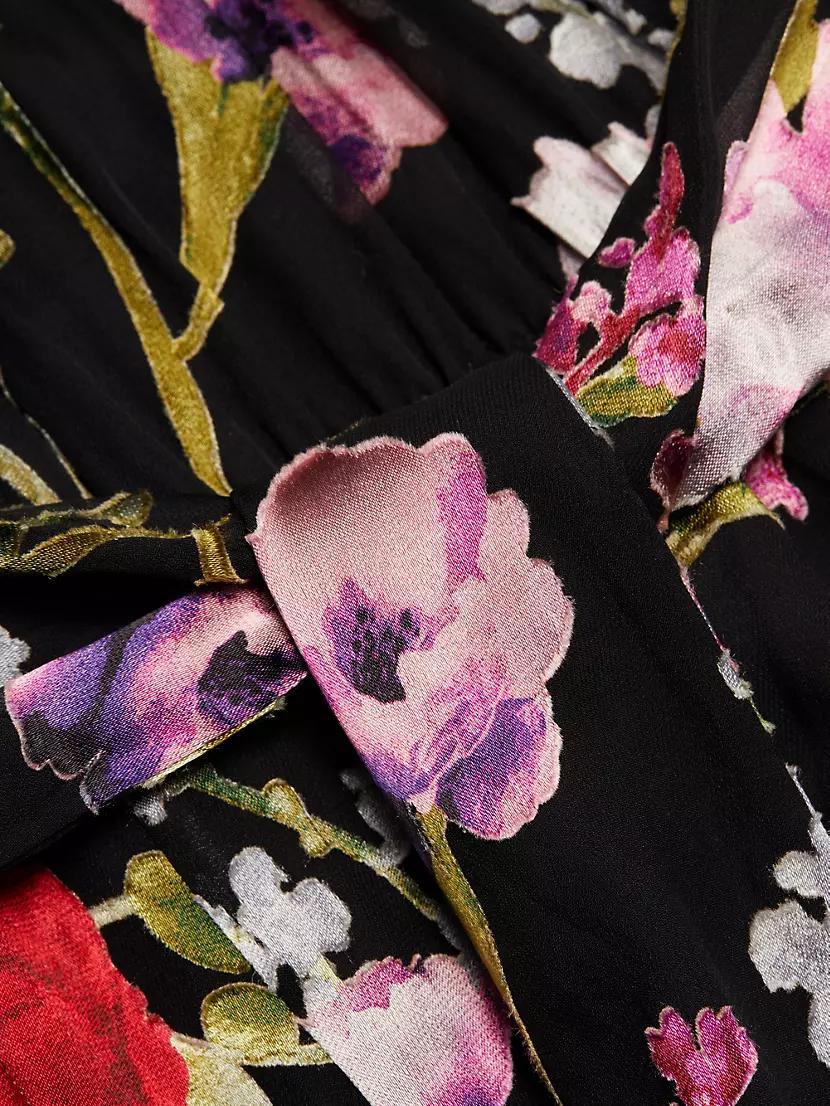 Dita Floral Burnout Maxi-Dress Product Image