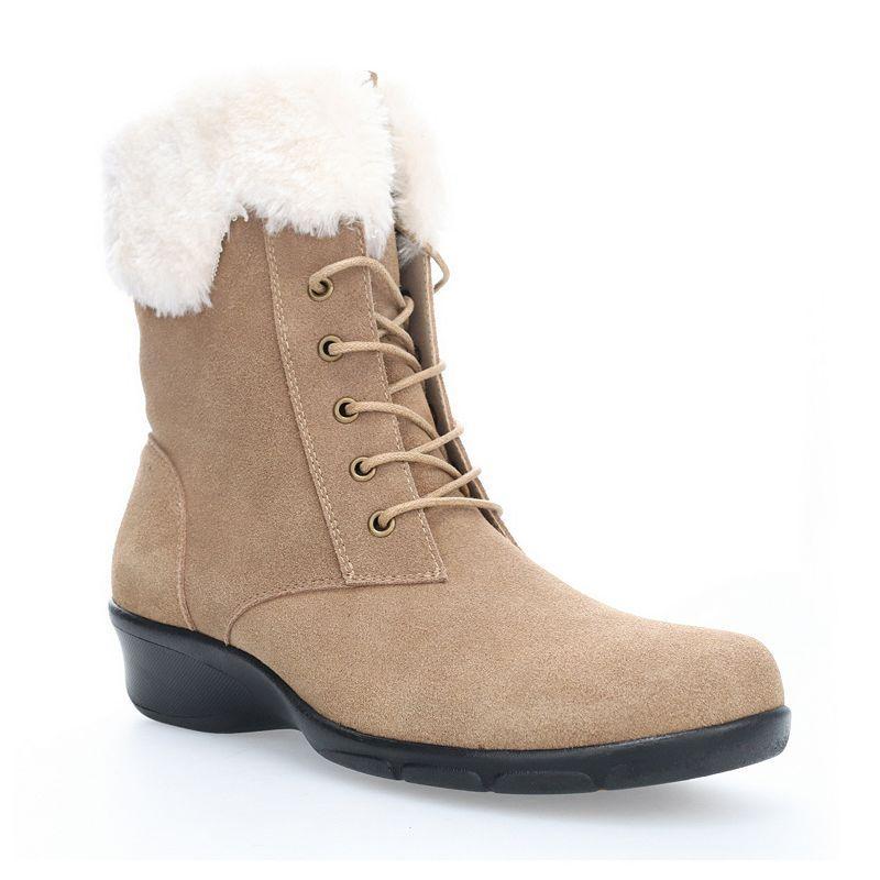 Propet Winslow Women's Suede Winter Boots, Size: 11 Wide, Brown Product Image