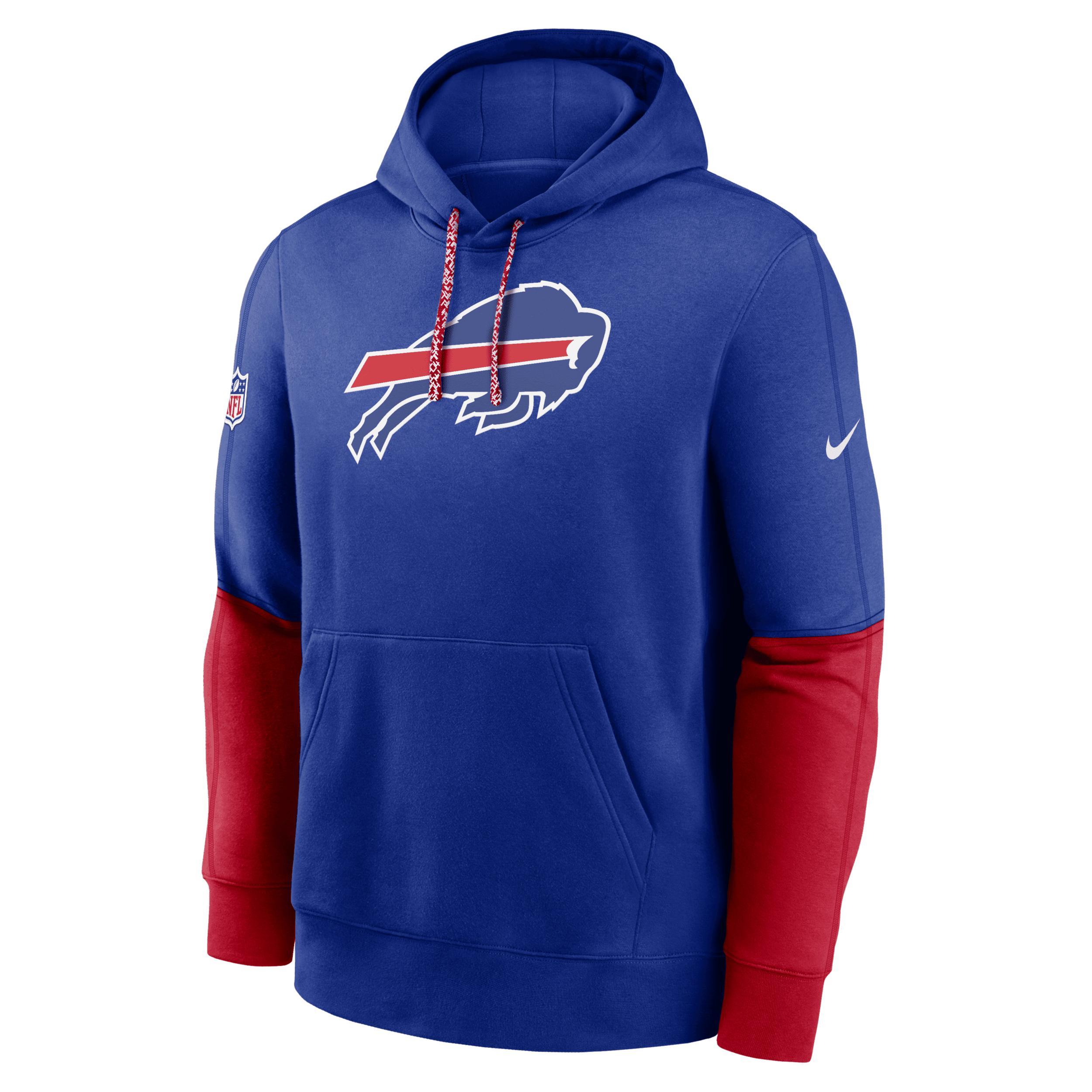 Buffalo Bills Sideline Team Issue Club Nike Men's NFL Pullover Hoodie Product Image