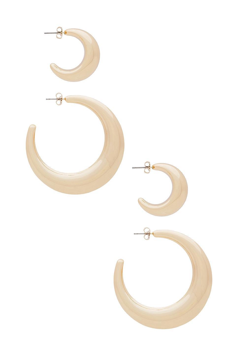 Crescent Hoop Set Ettika Product Image