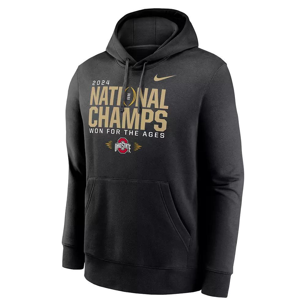 Mens Nike Ohio State Buckeyes College Football Playoff 2024 National Champions Locker Room Pullover Hoodie Product Image