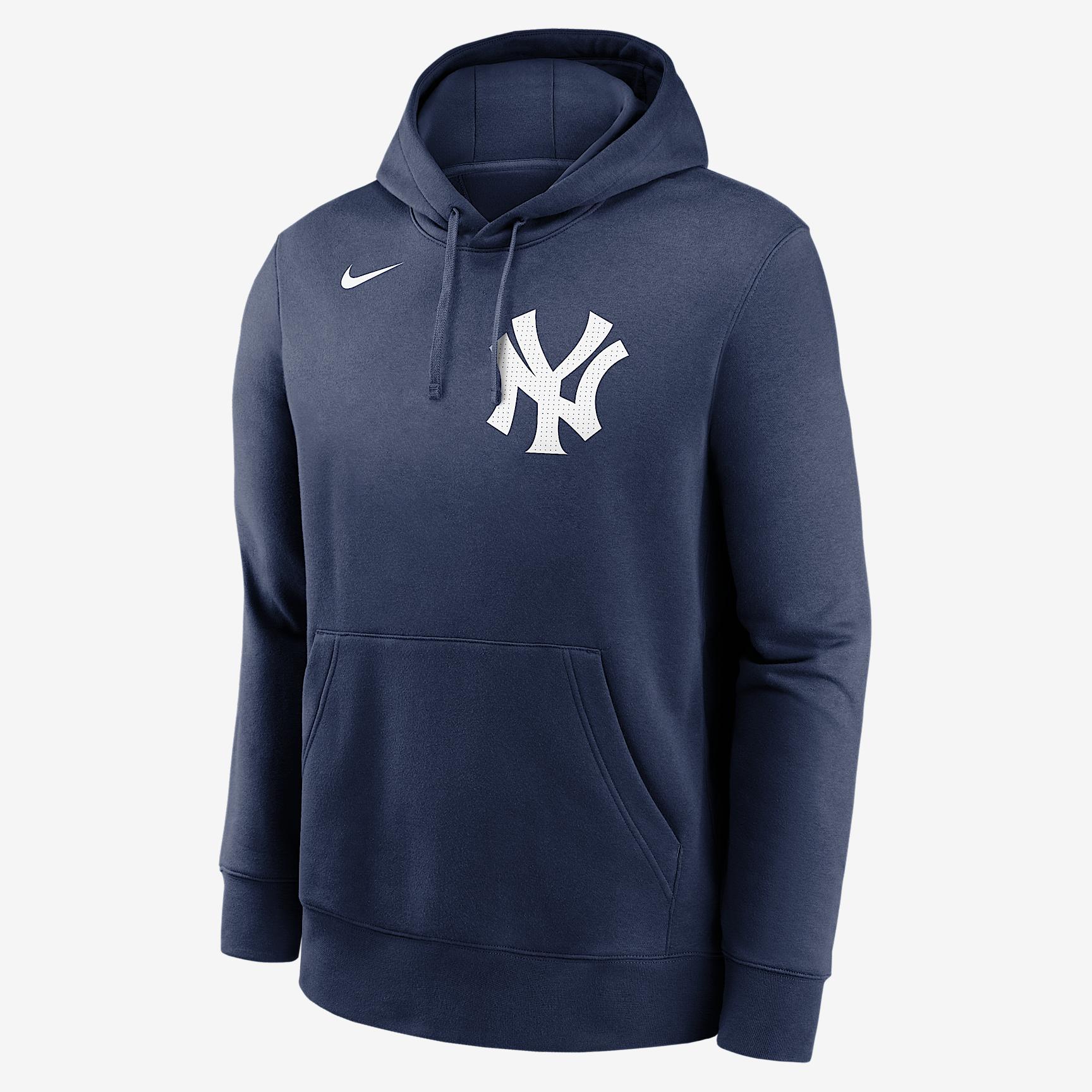 Derek Jeter New York Yankees Club Men's Nike MLB Pullover Hoodie Product Image