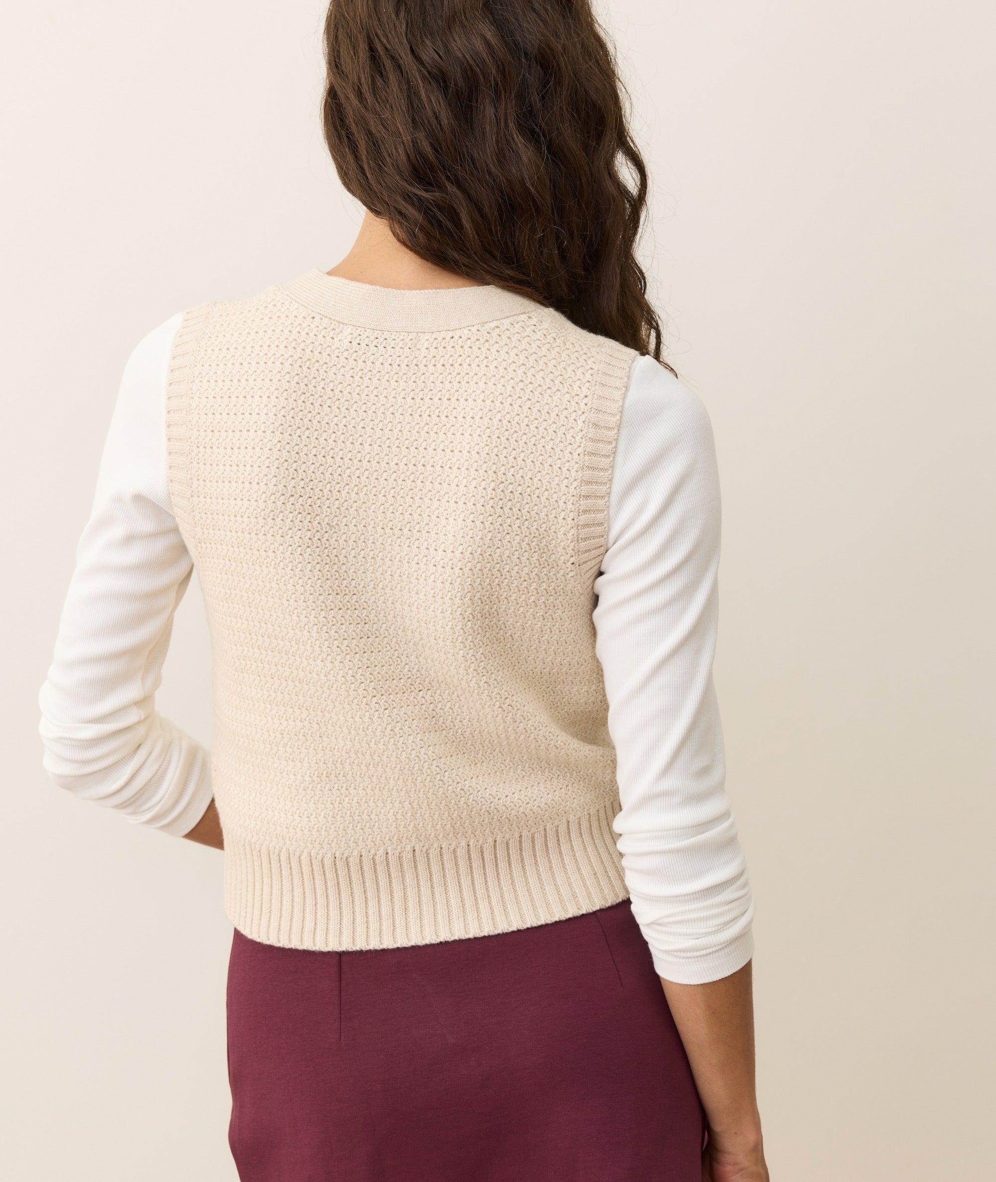 Robin Textured Sweater Vest Product Image