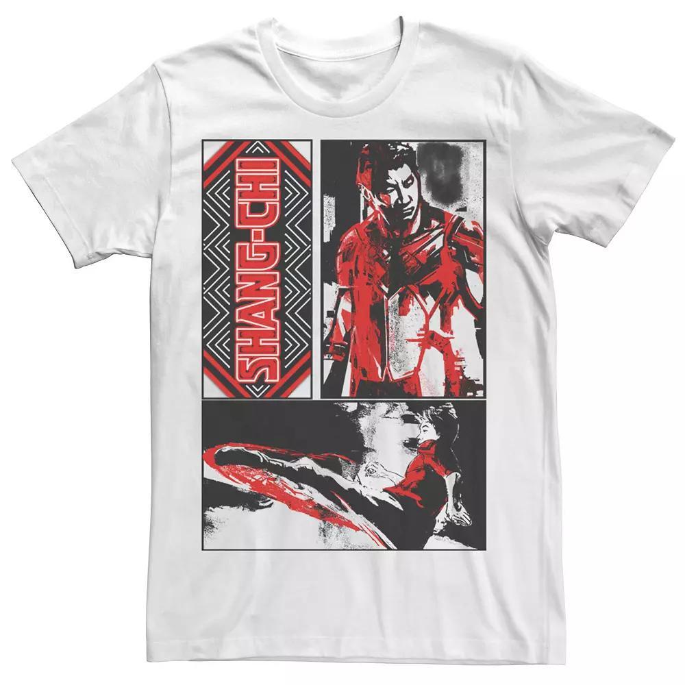 Big & Tall Marvel Shang-Chi Kicking Poster Tee, Men's, Size: 3XL Tall, White Product Image