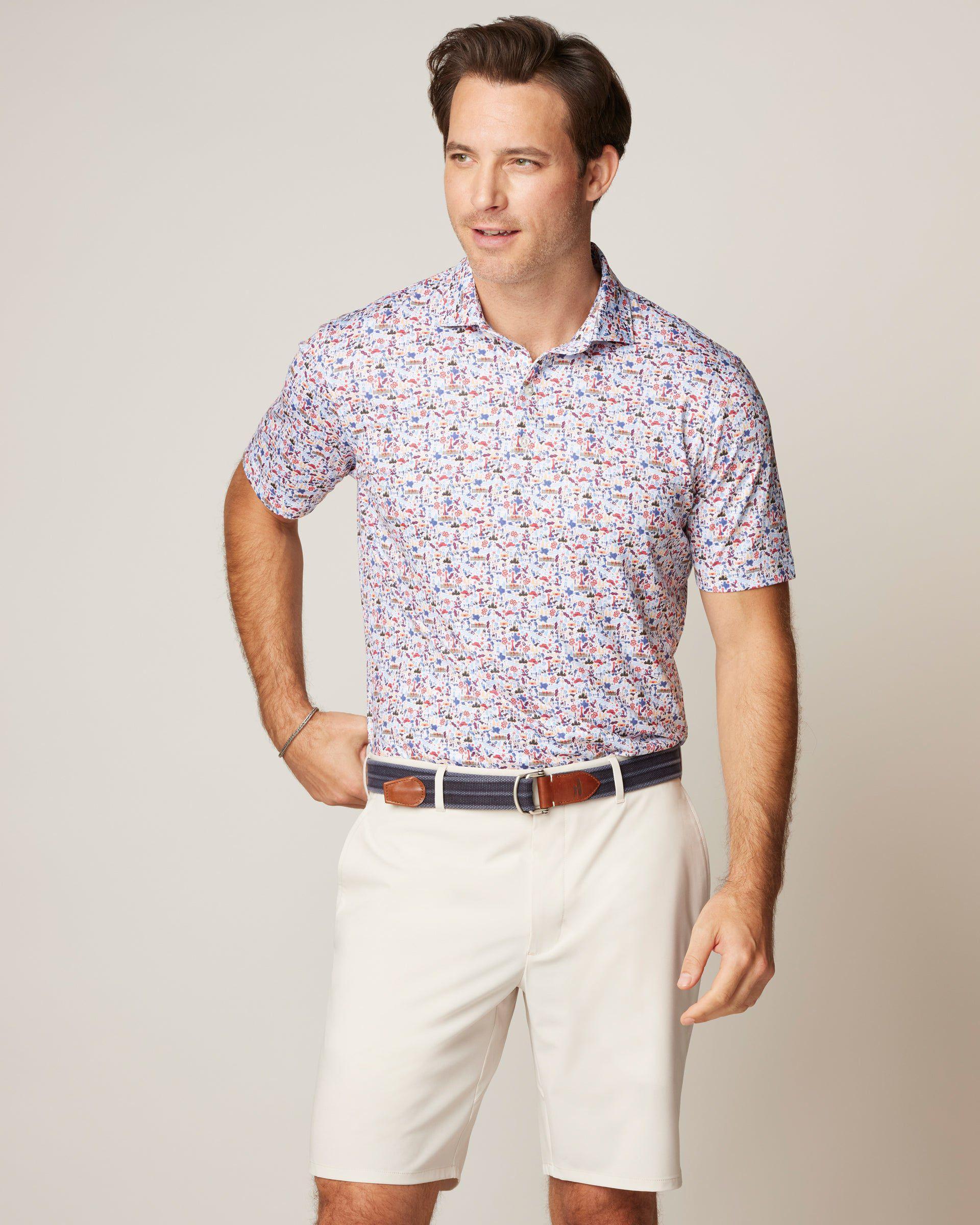 Performance Jersey Polo - Destination Print Male Product Image