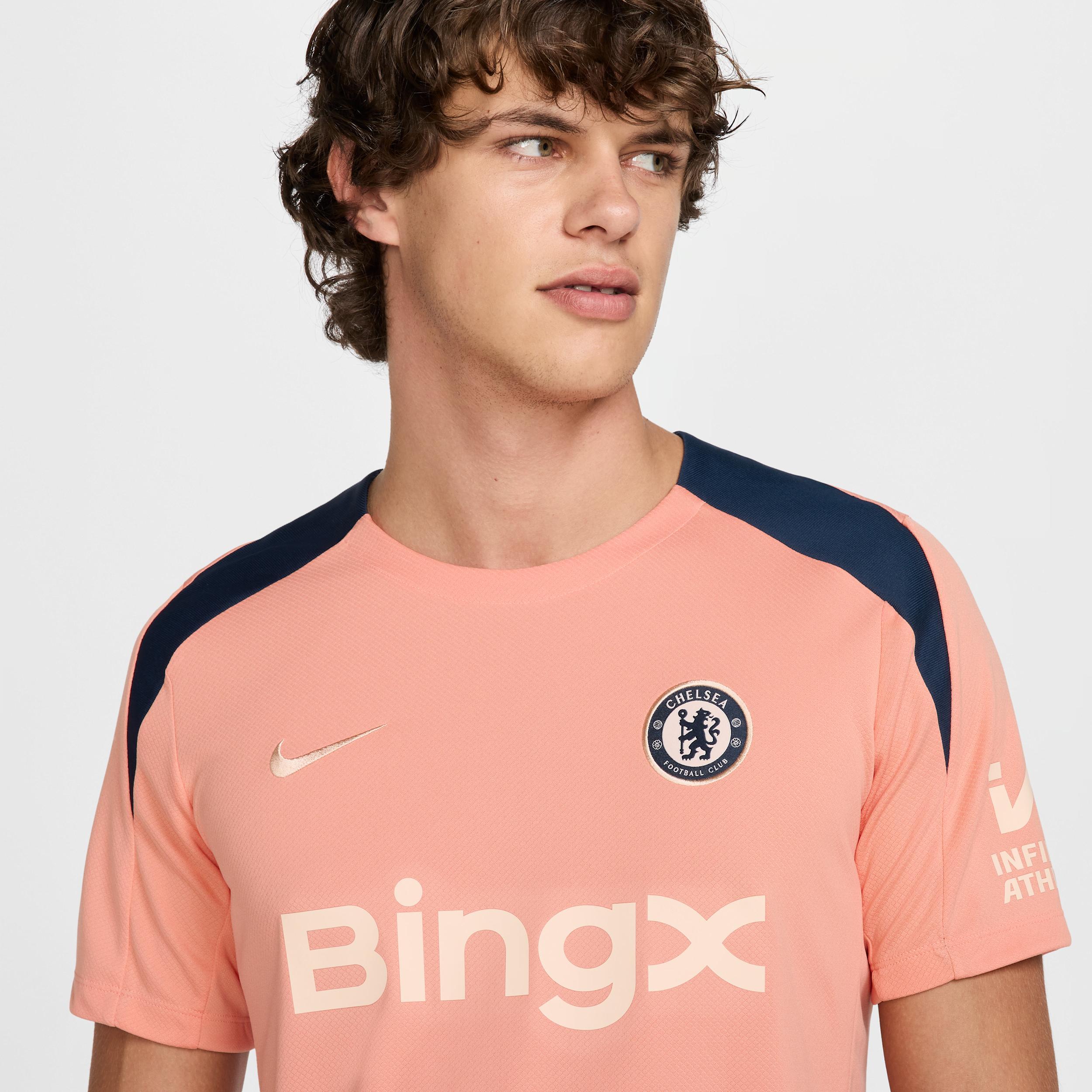 Chelsea FC Strike Nike Mens Dri-FIT Soccer Short-Sleeve Top Product Image